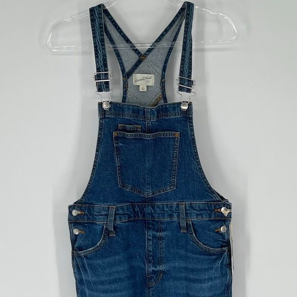 NWT UNIVERSAL THREAD Women’s Denim Overalls Size 6 Blue Jean Stretch Classic NEW - Picture 3 of 12